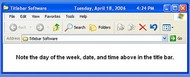 Titlebar Time screenshot